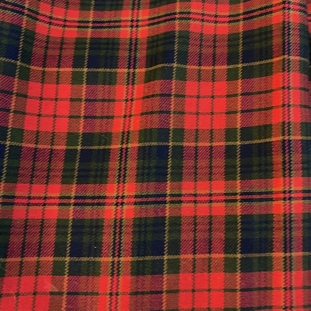 Pendleton 100% Wool Plaided Skirt Size 12 - Picture 2 of 8